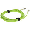 AddOn 2m LC (Male) to LC (Male) Lime Green OM5 Duplex Fiber OFNR (Riser-Rated) Patch Cable - 100% compatible and guaranteed to work