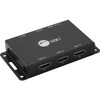 SIIG 4 Port HDMI 2.0 HDR Mini Splitter Amplifier with EDID Management - 4 Port HDMI Splitter- 4K60Hz- 1x4 HDMI Splitter- HDR- HDCP 2.2- HDMI 4K Splitter with EDID management - 4 Port 4K HDMI Splitter 1 in 4 out Video auto downscaling- 7.1-ch Audio- H
