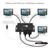 SIIG 4 Port HDMI 2.0 HDR Mini Splitter Amplifier with EDID Management - 4 Port HDMI Splitter- 4K60Hz- 1x4 HDMI Splitter- HDR- HDCP 2.2- HDMI 4K Splitter with EDID management - 4 Port 4K HDMI Splitter 1 in 4 out Video auto downscaling- 7.1-ch Audio- H