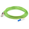 AddOn Fiber Optic Duplex Patch Network Cable - 13.10 ft Fiber Optic Network Cable for Network Device - First End: 2 x SC Network - Male - Second End: 2 x CS Network - Male - Patch Cable - OFNR - 50 µm - Lime Green - 1