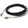 AddOn 2m LC (Male) to LC (Male) Black OM4 Duplex Fiber OFNR (Riser-Rated) Patch Cable - 100% compatible and guaranteed to work