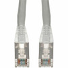 AddOn 8ft RJ-45 (Male) to RJ-45 (Male) Gray Cat6A Straight Shielded Twisted Pair PVC Copper Patch Cable - 100% compatible and guaranteed to work