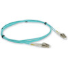 AddOn 1m LC (Male) to LC (Male) Aqua OM3 Duplex OFNR (Riser-Rated) Straight Fiber Patch Cable - 100% compatible and guaranteed to work