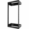 StarTech.com 2-Post 21U Heavy-Duty Wall Mount Network Rack, 19" Open Frame Server Rack with Adjustable Depth, Data Rack for IT Equipment~ - 2-Post 21U open frame network rack with adjustable depth (12-20in) - Durable heavy-duty 19" data server rack -