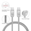 SIIG Zinc Alloy USB-C to USB-C Charging & Sync Braided Cable - 3.3ft, 2-Pack - 3.30 ft USB Data Transfer Cable for Smartphone, Tablet, Notebook - First End: 1 x USB Type C - Male - Second End: 1 x USB Type C - Male - 480 Mbit/s - Nickel Plated Connec