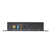 Black Box VGA-to-HDMI Converter Scaler with Audio - Functions: Video Conversion, Video Scaling, De-interlace, Noise Filtering - 1920 x 1200 - VGA - USB - Audio Line In - 1 Pack - Wall Mountable - TAA Compliant