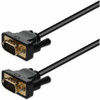 6ft VGA Male to VGA Male Black Cable For Resolution Up to 1920x1200 (WUXGA) - 100% compatible and guaranteed to work