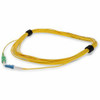 AddOn 2m ASC (Male) to LC (Male) Yellow OS2 Simplex Fiber OFNR (Riser-Rated) Patch Cable - 100% compatible and guaranteed to work