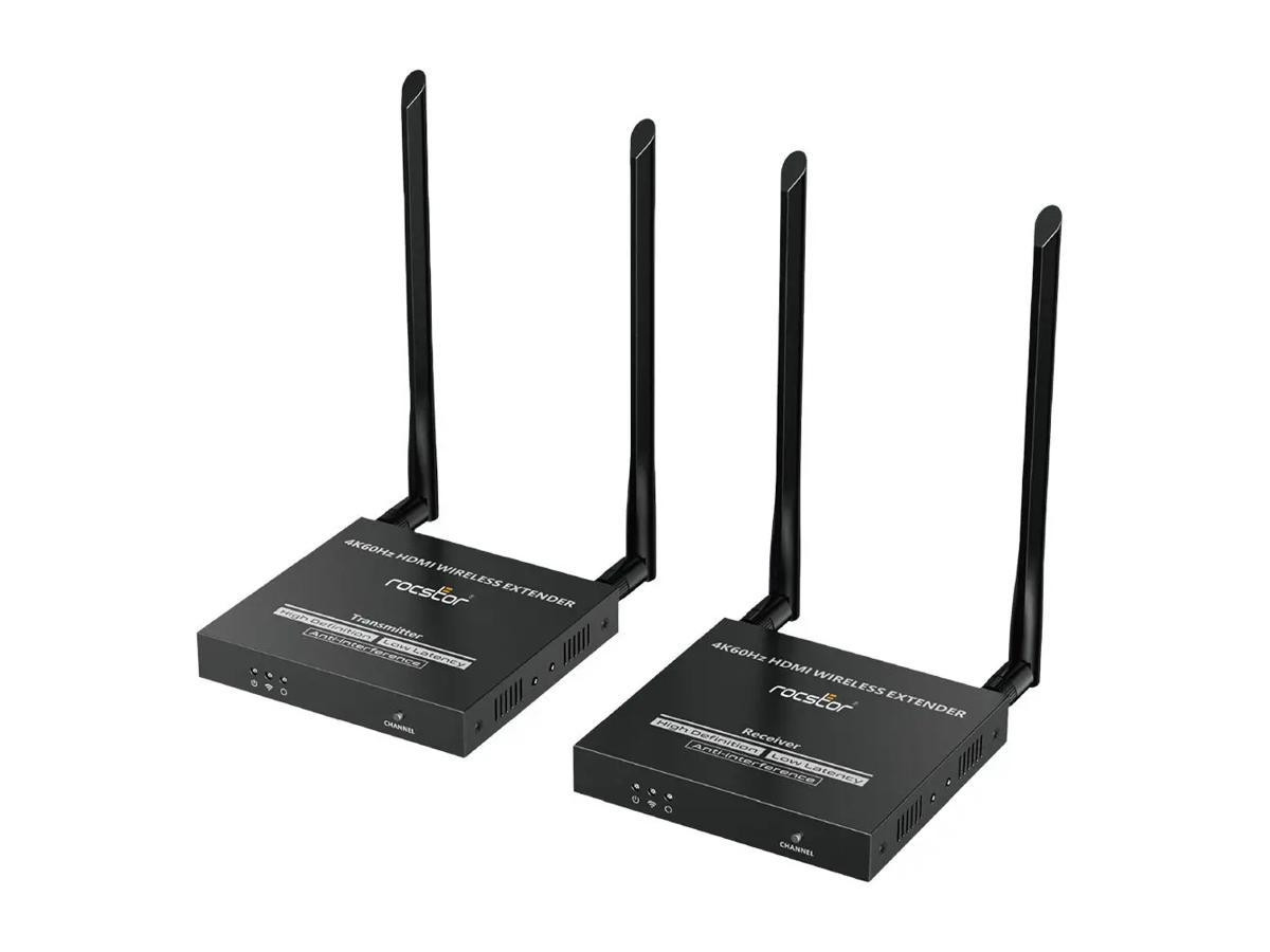 New Rocstor Long Range Wireless 4K Video Transmitter and Receiver Kit with Local Passthrough US