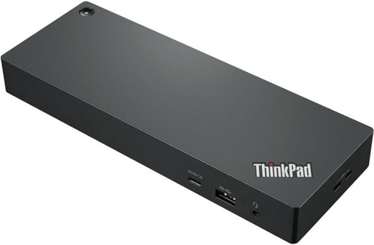 New LEN-40B00300US Universal Thunderbolt 4 Workstation Dock with 300w Power Adapter