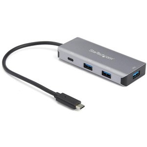 StarTech.com 4 Port USB C Hub to 3x USB A & 1x USB-C - SuperSpeed 10Gbps USB Type-C 3.2 Gen 2 Adapter Hub - USB Bus Powered - Portable - Portable 4 port USB-C hub - USB Type-C host laptop to 1x USB-C & 3x USB-A - USB 3.2/3.1 Gen 2 SuperSpeed 10Gbps -