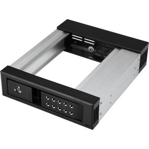 StarTech.com 5.25 to 3.5 Hard Drive Hot Swap Bay - Trayless - Aluminum - For 3.5" SATA/SAS Drives - Front Mount - SAS/ SATA Backplane - Hot-swap drives with ease, using this trayless mobile backplane for desktop PCs or servers - 5.25 to 3.5 Hard Driv