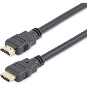 StarTech.com 12ft/3.7m HDMI Cable, 4K High Speed HDMI Cable with Ethernet, Ultra HD 4K 30Hz Video, HDMI 1.4 Cable/HDMI Monitor Cord, Black - 12ft High Speed HDMI Cable with Ethernet; 10.2 Gbps bandwidth; 4K video (3840x2160 30Hz) - Ultra HD HDMI 1.4 
