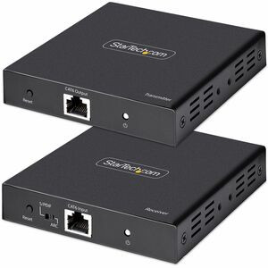StarTech.com 4K HDMI Extender Over CAT5/CAT6 Cable, 4K 60Hz Video Extender Up to 230ft (70m), HDMI Over Ethernet Cabling, S/PDIF Audio Out - 4K HDMI Extender; 4K 60Hz (4:4:4) up to 230ft (70m) with zero latency over a CAT6/5e Ethernet cable; HDR; One