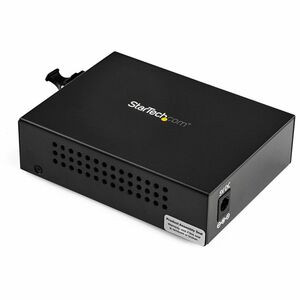 StarTech.com Gigabit Ethernet Fiber Media Converter - Compact - 850nm MM LC - 550m - With MM SFP Transceiver - Convert and extend different networks over a Gigabit fiber cable connection up to 550m / 1804 ft - Gigabit Ethernet fiber media converter w