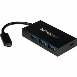 StarTech.com USB C Hub â?" 4 Port USB-C to USB-A (3x) and USB-C (1x) â?" Bus Powered USB Hub â?" USB Type C Hub â?" Port Expander - Add one USB Type-C and three USB Type-A ports (5Gbps) to your laptop - USB Multiport Adapter - USB Powered Hub - USB C