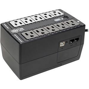 Tripp Lite by Eaton UPS 600VA 325W Standby UPS - 10 NEMA 5-15R Outlets 120V 50/60 Hz USB 5-15P Plug Desktop/Wall Mount - 600VA/300W - 1 Minute Full Load - 10 Outlet x NEMA 5-15R