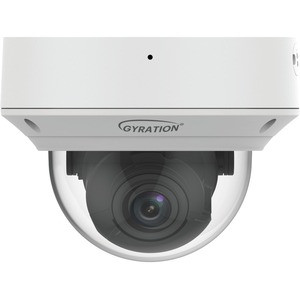 Gyration CYBERVIEW 411D-TAA 4 Megapixel Indoor/Outdoor HD Network Camera - Color - Dome - TAA Compliant - 131.23 ft Infrared Night Vision - H.264, H.265, Ultra 265, MJPEG - 2688 x 1520 - 2.70 mm- 13.50 mm Varifocal Lens - 5x Optical - 30 fps - CMOS -