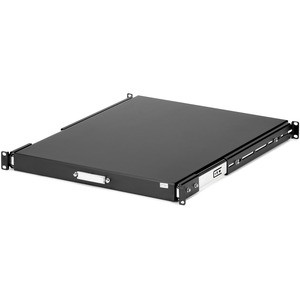 StarTech.com Black Deep Sliding Server Shelf - Add a sturdy, sliding shelf for easy peripheral and equipment access in your server rack or cabinet - rack mount shelf - rackmount shelf - sliding rack shelf -server rack shelf