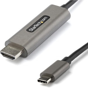 StarTech.com 6ft (2m) USB C to HDMI Cable 4K 60Hz with HDR10, Ultra HD USB Type-C to HDMI 2.0b Video Adapter Cable, DP 1.4 Alt Mode HBR3 - 6.6ft/2m USB C (DisplayPort 1.4 Alt Mode HBR3) to HDMI 2.0b video adapter cable - 4K 60Hz w/ HDR10/7.1 Audio/HD