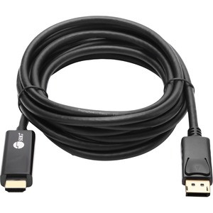 SIIG DisplayPort 1.2 to HDMI 10ft Cable 4K/30Hz - 10 ft DisplayPort/HDMI A/V Cable for Audio/Video Device, HDTV, PC, Monitor, Notebook, Desktop Computer - First End: 1 x 20-pin DisplayPort 1.2 Digital Audio/Video - Male - Second End: 1 x 19-pin HDMI 