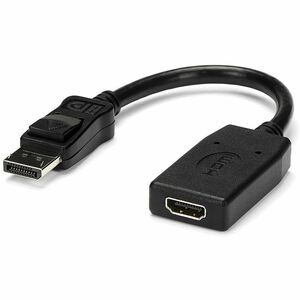 StarTech.com DisplayPort to HDMI Adapter, 1080p DP to HDMI Adapter/Video Converter, VESA Certified, DP to HDMI Monitor/Display, Passive - Passive DisplayPort to HDMI adapter - 1080p/7.1ch Audio/HDCP/DP 1.2; VESA DisplayPort certified - Connects DP ho