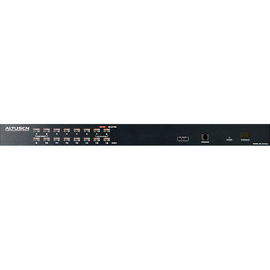 ATEN KH1516A KVM Switch - 16 Computer(s) - 1600 x 1200 - 16 x Network (RJ-45) - 2 x PS/2 Port - 2 x USB1 x VGA