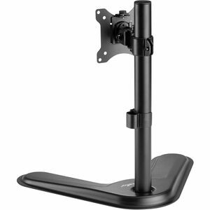 Rocstor ErgoReach Mounting Pole for Monitor - Black - Landscape/Portrait - Height Adjustable - 1 Display(s) Supported - 17" to 34" Screen Support - 19.84 lb Load Capacity - 75 x 75, 100 x 100 - VESA Mount Compatible