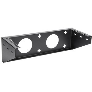 4U 19in Steel Vertical Wall Mount Rack Bracket - Fully assembled with cage screws and nuts - Steel - Maximum load capacity of 125 lbs (56.7 kgs) - For mounting telecommunications, networking device, or Server Equipment. Mount a device vertically - Wa