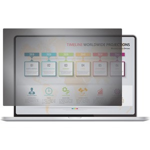 Rocstor PrivacyView? Premium Privacy Filter for 12.5 Widescreen Laptop - For 12.5" Notebook - 16:9 Aspect Ratio - Glossy / Matte - Unframed - Anti-glare - TAA Compliant - Black - For 12.5" Widescreen LCD Notebook - 16:9 - Dust Resistant - For 12.5" W