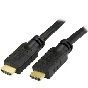 StarTech.com 20ft HDMI Cable, 4K High Speed HDMI Cable with Ethernet, 4K 30Hz UHD HDMI Cord M/M, 4K HDMI 1.4 Video/Display Cable, Black - 20ft/6.1m HDMI 1.4 Cable with Ethernet supports 4K (3840x2160p 30Hz)/Full HD 1080p/10.2 Gbps bandwidth/8Ch Audio
