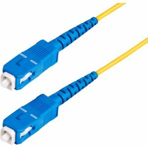 StarTech.com 100m (328ft) SC to SC (UPC) OS2 Single Mode Simplex Fiber Optic Cable, 9/125µm, 40G/100G, LSZH Fiber Patch Cord - 328ft SC/SC-UPC Simplex OS2 Single Mode Fiber Cable supports 40G/100G and BiDi; 9/125µm core/cladding; 1260-1625nm Laser Op