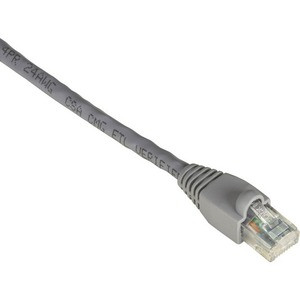 Black Box GigaTrue Cat. 6 Channel UTP Patch Cable - RJ-45 Male - RJ-45 Male - 30ft - Gray