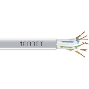 Black Box GigaTrue 550 Cat.6 Bulk UTP Cable - Bare Wire - Bare Wire - 1000ft - Gray