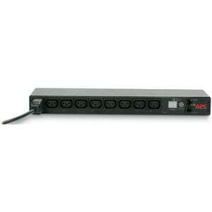 APC by Schneider Electric Rack PDU, Switched, 1U, 16A, 208/230V, (8)C13 - Switched - IEC 60320 C20 - 200 V, 208 V, 230 V - 8.20 ft Cord Length - 1U - Rack-mountable