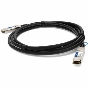AddOn Dell 470-ABQE Compatible TAA Compliant 100GBase-CU QSFP28 to QSFP28 Direct Attach Cable (Passive Twinax, 3m) - 100% compatible and guaranteed to work