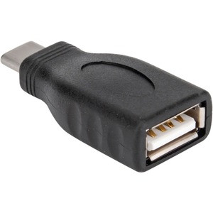 Rocstor Premium USB-C to USB-A Converter M/F - USB 2.0 - USB Type C to Adapter Converter - For use of USB C devices such as Macbook Pro, MacBook, Chromebook, and other USB-C devices - 1 Pack - 1 x USB Type C Male - 1 x USB Type A Female - Black - 1 P