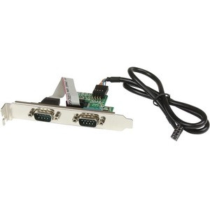 StarTech.com Motherboard Serial Port - Internal - 2 Port - Bus Powered - FTDI USB to Serial Adapter - USB to RS232 Adapter - Add two RS232 serial ports to any system with an available USB motherboard header - USB to Serial - USB to RS232 - USB to DB9