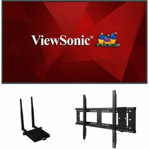 ViewSonic Commercial Display CDE4330-E1 - 4K, Integrated Software, WiFi Adapter and Fixed Wall Mount - 450 cd/m2 - 43" - Commercial Display CDE4330-E1 - 4K, Integrated Software, WiFi Adapter and Fixed Wall Mount - 450 cd/m2 - 43"