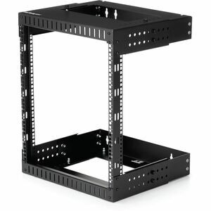 StarTech.com 2-Post 12U Heavy-Duty Wall Mount Network Rack, 19" Open Frame Server Rack with Adjustable Depth, Data Rack for IT Equipment~ - 2-Post 12U open frame network rack with adjustable depth (12-20in) - Durable heavy-duty 19" data server rack -