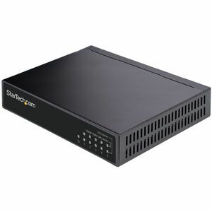 StarTech.com Unmanaged 2.5G Switch, 5 Port 2.5GBASE-T Unmanaged Ethernet Switch, Din Rail | Wall Mount, Multi-Gigabit, Auto-MDIX, 9K Jumbo - Support for 2.5GBASE-T - 5 port network switch supports 10/100/1000/2500 Mbps over Ethernet Cat5e/Cat6/Cat6a 