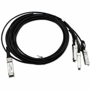 Axiom 100GBASE-CR4 QSFP28 to 4 SFP28 Passive DAC Intel Compatible 3m - 9.84 ft Twinaxial Network Cable for OEM Module, Switch, Router, Network Device - First End: 1 x QSFP28 Network - Second End: 4 x SFP28 Network - 100 Gbit/s