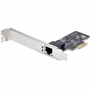 StarTech.com 1-Port 2.5G NBASE-T PCIe Network Card, Computer Network Interface Card, Intel®I225-V; Single-Port Ethernet, Multi-Gigabit NIC - 1-Port 2.5Gbps interface NIC; PCIe network card w/ Intel I225-V; Supports NBASE-T, Multi-Gigabit speeds, Inte