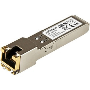 StarTech.com MSA Uncoded SFP Module - 1000BASE-TX - 1GE Gigabit Ethernet SFP SFP to RJ45 Cat6/Cat5e Transceiver Module - 100m - MSA Uncoded SFP - 1000BASE-TX 1Gbps - 1GbE Module - 1GE Gigabit Ethernet SFP Copper Transceiver - 100m (328ft) - RJ-45 Con