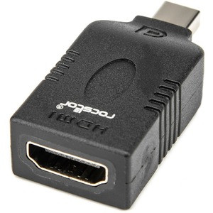 Rocstor Premium Slim Mini DisplayPort to HDMI Audio/Video Adapter - Slim HDMI to Mini DisplayPort - 1920x1200 1080p - for Projector, Monitor, MacBook, MacBook Air, MacBook Pro, Mac mini, Ultrabook, Desktop Computer - 1 Pack - 1 x Mini DisplayPort Mal