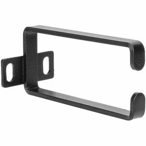 Rocstor 1U Vertical Server Rack Cable Management D-Ring Hook - 1.8x4in (4.5x10cm) - D-ring - Black - 1 - 4" Length - 1U Rack Height - Steel