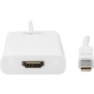 Rocstor Mini DisplayPort/HDMI Audio/Video Adapter - Cable Length: 5.9" - 5.90" HDMI/Mini DisplayPort A/V Cable for Projector, Monitor, MacBook, MacBook Air, MacBook Pro, Mac mini, Ultrabook, Desktop Computer - First End: 1 x 20-pin Mini DisplayPort 1