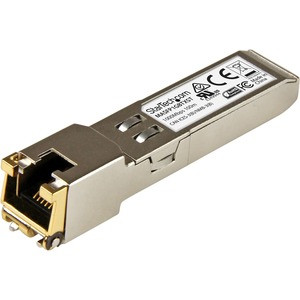 StarTech.com Cisco Meraki MA-SFP-1GB-TX Compatible SFP Module - 1000BASE-T - 10/100/1000 Mbps SFP to RJ45 Cat6/Cat5e Transceiver - 100m - Cisco Meraki MA-SFP-1GB-TX Compatible SFP - 1000BASE-T 1 Gbps - 1GbE Module - 10/100/1000 Mbps Copper Transceive