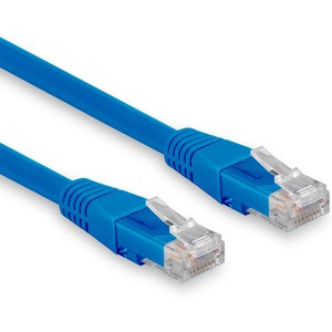 Rocstor Cat.6 Network Cable - Rocstor Premium 100ft (30.5m) CAT6 Ethernet Cable - 100% Copper UL Rated - Blue - Molded - 100W PoE UTP Category 6 Patch Cord UL Certified Wiring/TIA - 100ft Blue CAT6 Ethernet cable provides Multi Gigabit 1/2.5/5Gbps & 