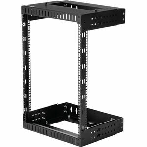 StarTech.com 2-Post 15U Heavy-Duty Wall Mount Network Rack, 19" Open Frame Server Rack with Adjustable Depth, Data Rack for IT Equipment~ - 2-Post 15U open frame network rack with adjustable depth (12-20in) - Durable heavy-duty 19" data server rack -